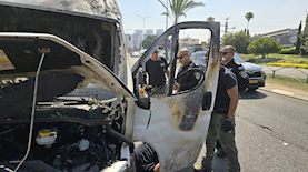 פיצוץ רכב רחובות, צילום: דוברות משטרת ישראל